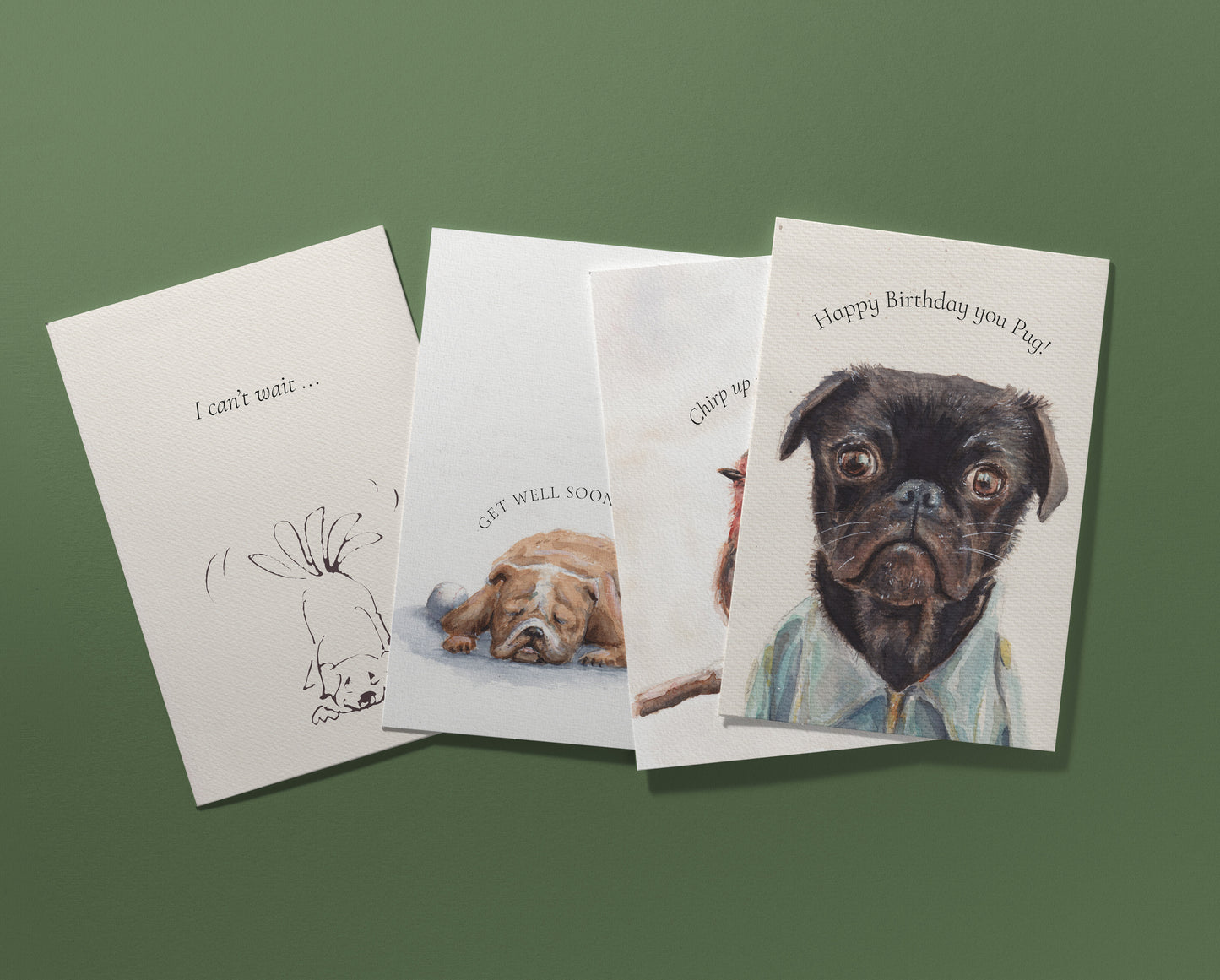 Carte de voeux "Get well soon"